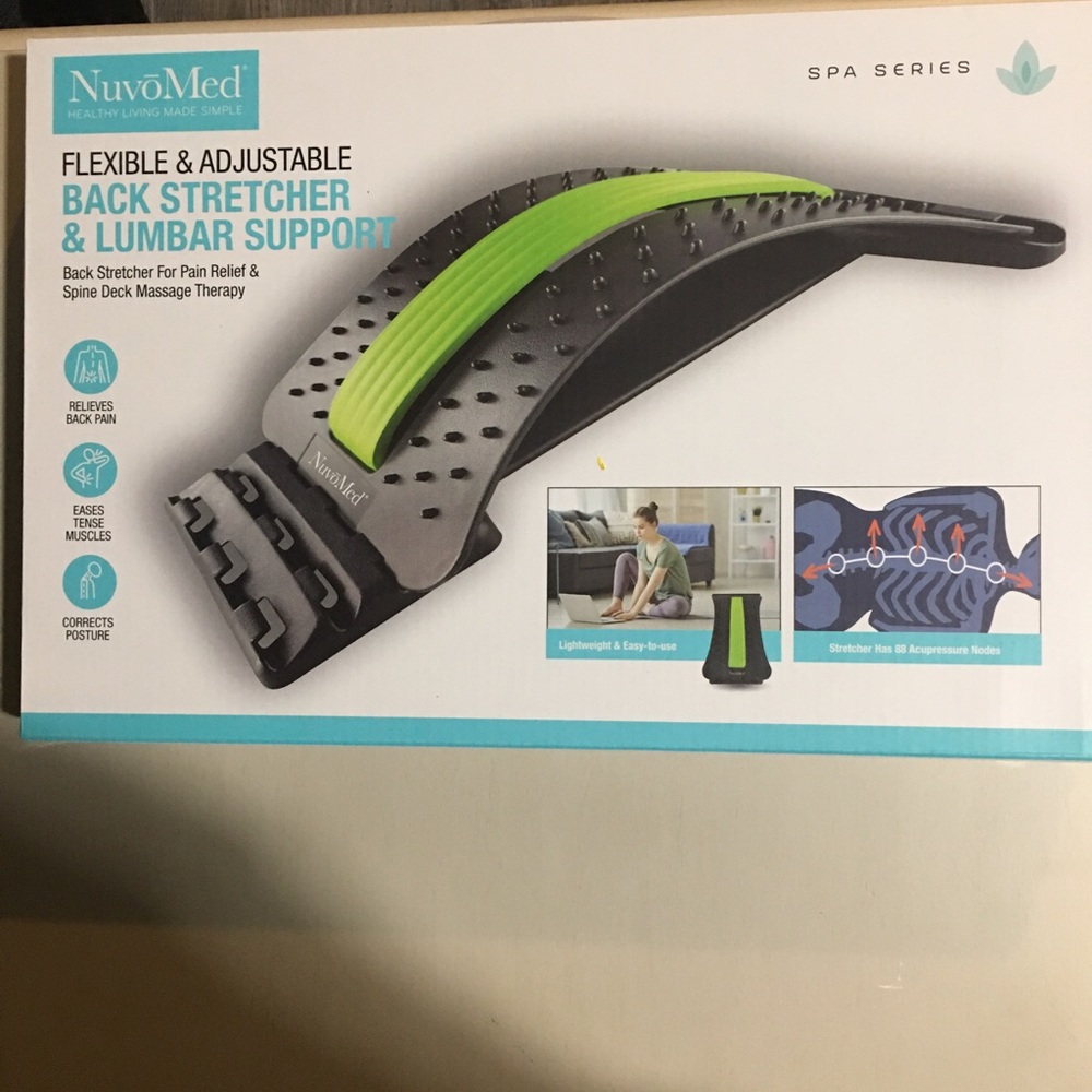 Nuvomed back stretcher and lumbar support